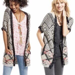 Cabi Provence Cardigan, Chunky Knit Boho Oversized, Size XS, Style 202, Like New